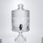 Лимонадниця з краном на підставці скляна 4,5 л HP-19-4 - Зображення 7