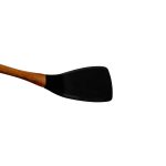 Лопатка силіконова кухонна для сковороди 33 (см) лопатка з силікону для кухні з дерев'яною ручкою HP-8-56 - Зображення 3