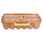 Лоток для яєць пластиковий на 18 комірок 32.5х18х8 см Коричневий HP-27-1 - Зображення 8