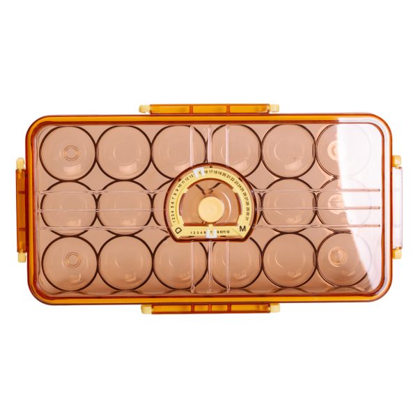 Пластиковий лоток для яєць на 18 комірок 32.5х18х8 см Коричневий HP-27-1