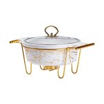 Марміт порцелянаовий круглий 1 літр із підігрівом HP1037 - Зображення 4