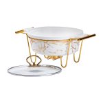 Марміт порцелянаовий круглий 1 літр із підігрівом HP1037 - Зображення 5