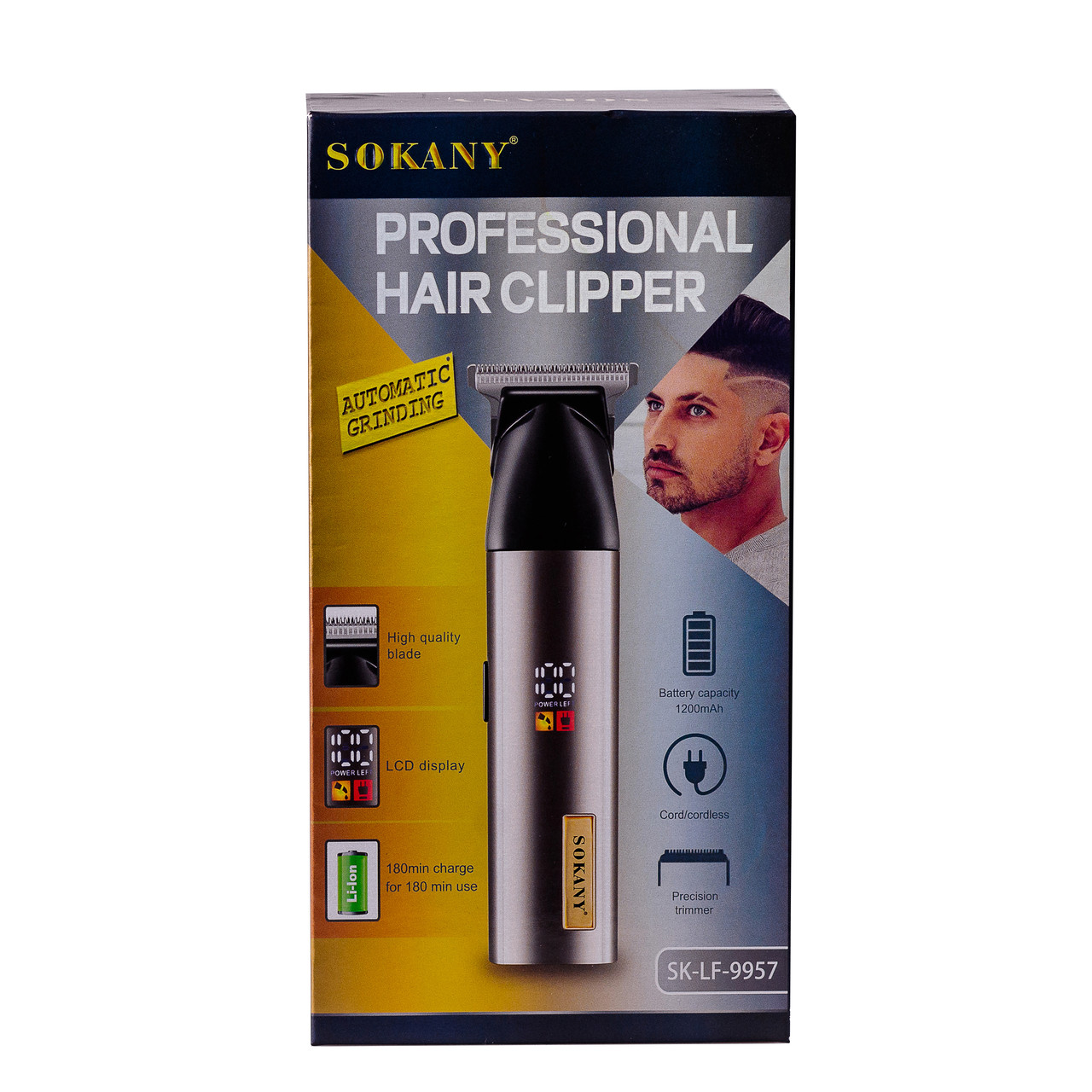 Машинка для стрижки Sokany акумуляторна SKLF9957 - Зображення 7