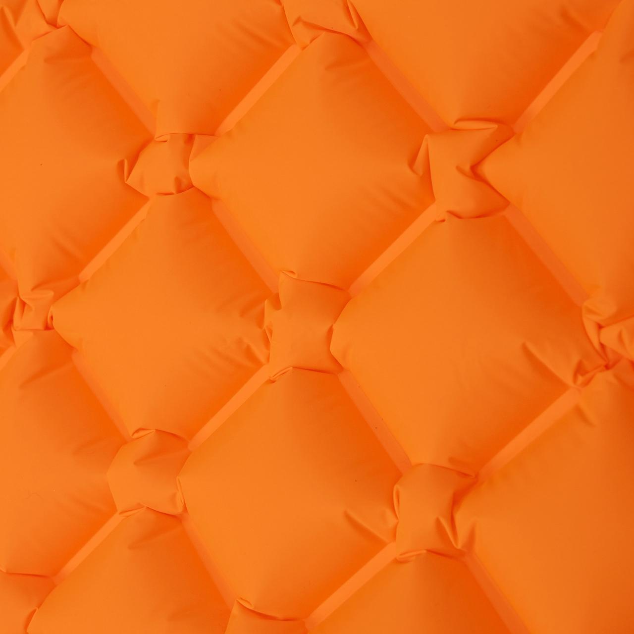 Матрац для намету надувний похідний 190х55х3 см туристичний матрац Помаранчевий SJ-0084O - Зображення 3