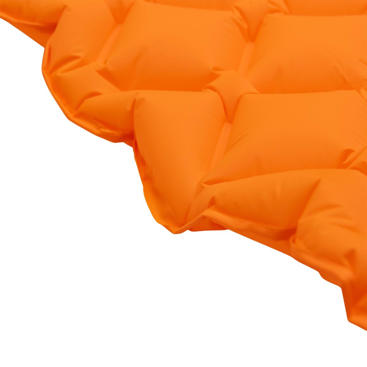 Матрац для намету надувний похідний 190х55х3 см туристичний матрац Помаранчевий SJ-0084O - Зображення 4