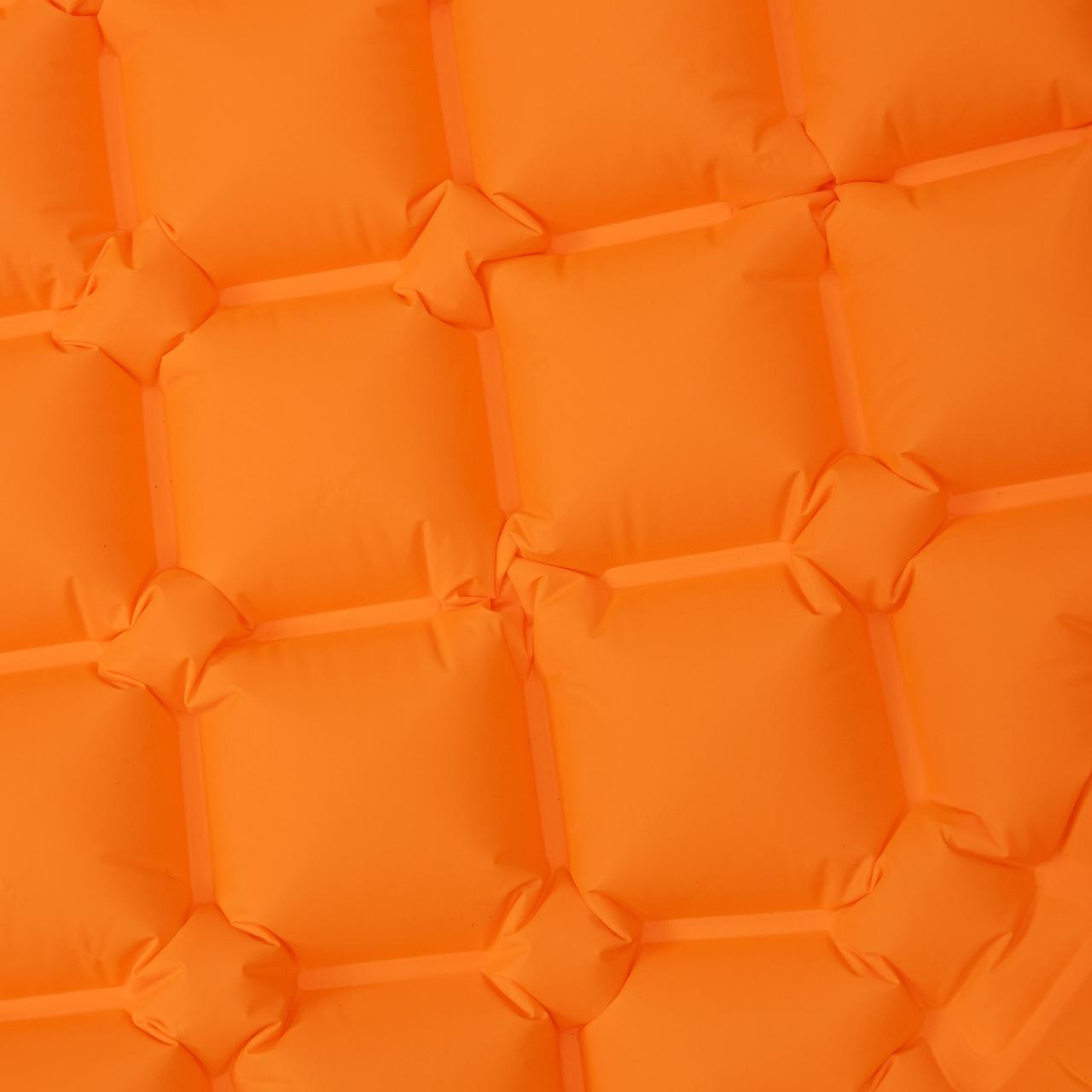 Матрац для намету надувний похідний 190х55х3 см туристичний матрац Помаранчевий SJ-0084O - Зображення 5