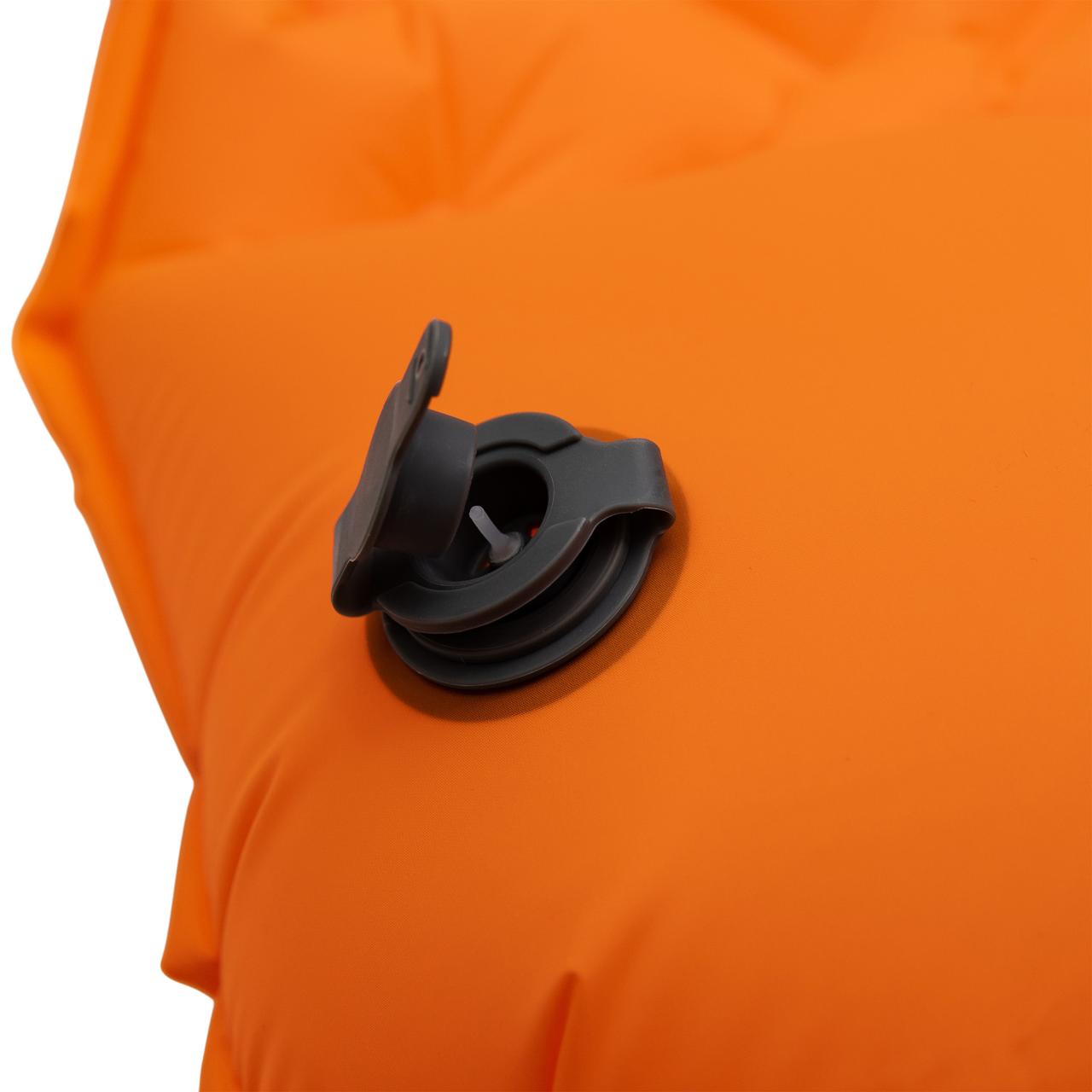 Матрац для намету надувний похідний 190х55х3 см туристичний матрац Помаранчевий SJ-0084O - Зображення 6