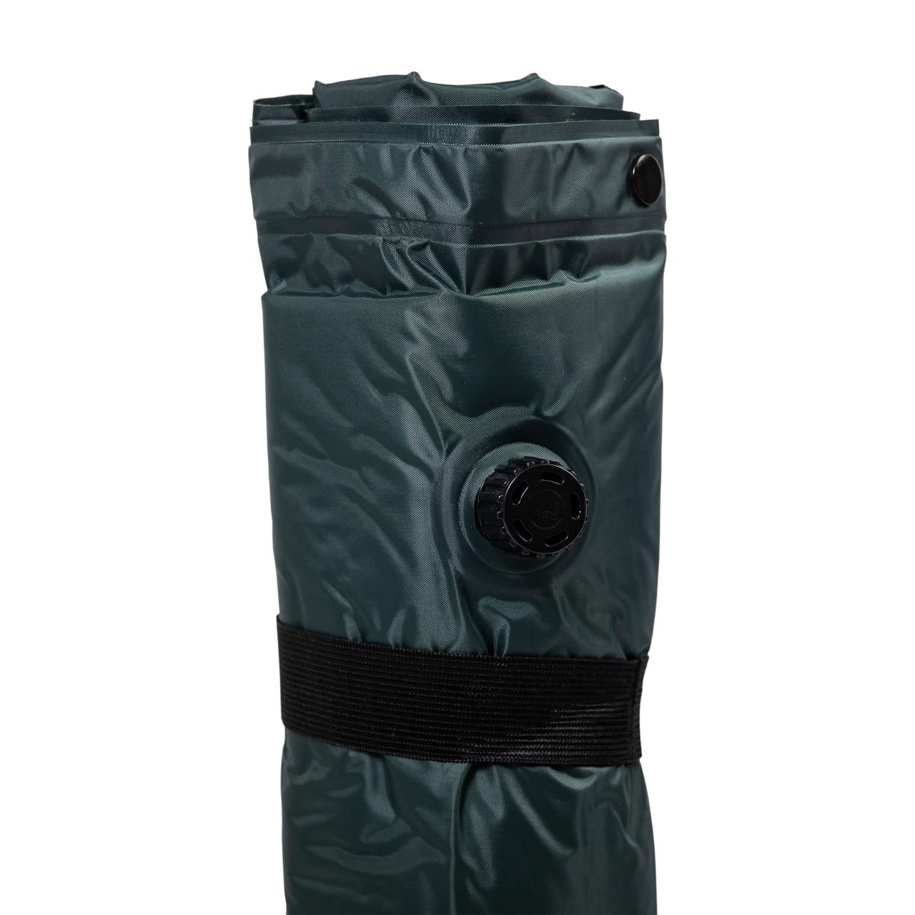 Матрац у намет надувний 175х60х2 см матрац похідний туристичний з підголівником Зелений SJ-0028-1GR - Зображення 8