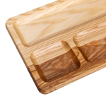 Дошка для подачі дерев'яна 30×20 см прямокутна на 3 секції T47W200 - Зображення 3