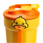 Термокружка 450 мл з кришкою на защіпці G. Duck Жовтий HP28489 - Зображення 6