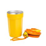 Термокружка 450 мл з кришкою на защіпці G. Duck Жовтий HP28489 - Зображення 5