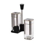 Набір для спецій на підставці 2 баночки для солі та перцю по 120 мл HP531T1005J - Зображення 3