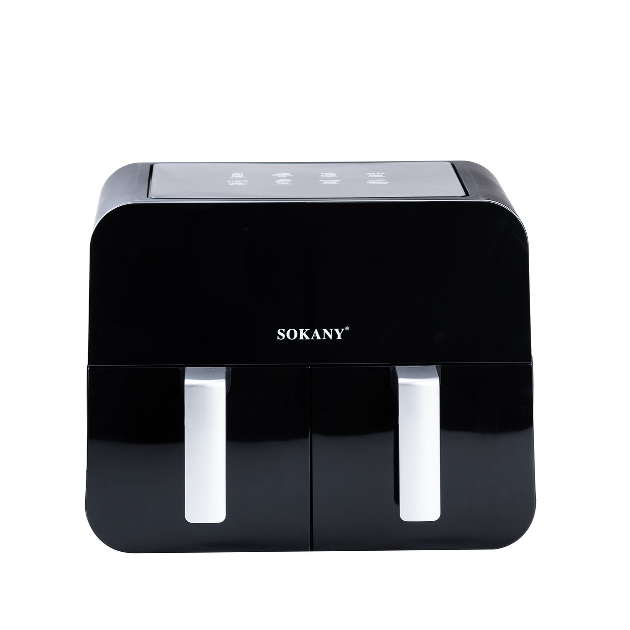 Аерофритюрниця SOKANYна 10 літрів, з двома відділеннями 2400 Вт чорна SK10005 - Зображення 2