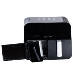 Аерофритюрниця SOKANYна 10 літрів, з двома відділеннями 2400 Вт чорна SK10005 - Зображення 5