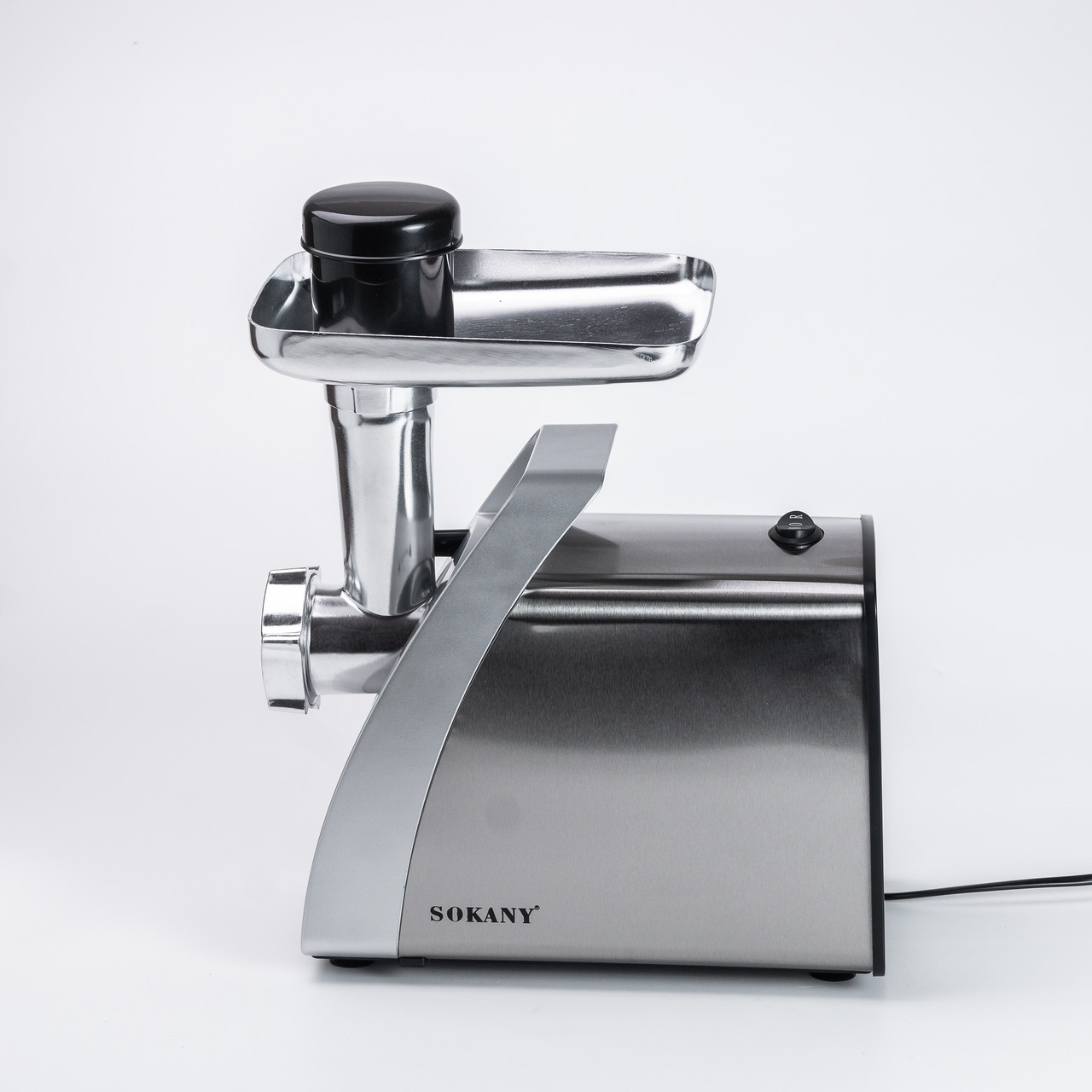 М'ясорубка Sokany SK-06001 електрична 2400 Вт сталь - Зображення 3