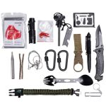 Туристичний набір для виживання в пластиковому чохлі 20х11х5.5 см похідний набір інструментів Lugi HP-D-3 - Зображення 2