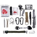 Туристичний набір для виживання в пластиковому чохлі 18х11х5 см похідний набір інструментів для кемпінгу Lugi HP-D-2 - Зображення 2