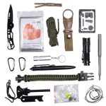 Туристичний набір для виживання в пластиковому чохлі 18х11х5 см похідний набір інструментів для кемпінгу Lugi HP-D-1 - Зображення 2