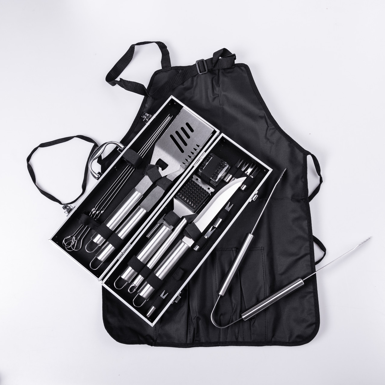 Набір аксесуарів для барбекю, мангала, гриля 19 предметів 42х14х7.5 см в кейсі HP-21-3 - Зображення 10