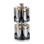 Набір баночок для спецій 12 шт. по 120 мл на підставці Карусель HP1327