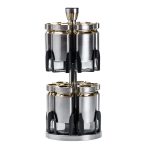 Набір баночок для спецій 12 шт. по 120 мл на підставці Карусель HP1327 - Зображення 4