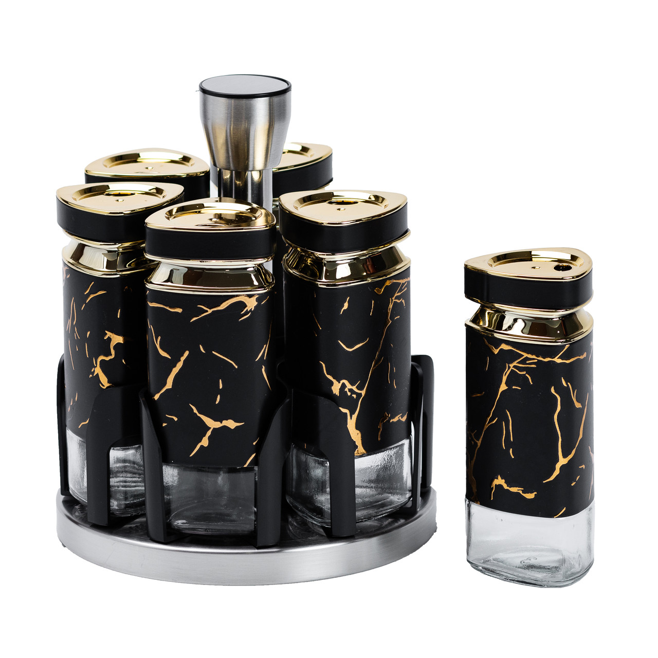 Набір баночок для спецій 6 шт по 120 мл HP1355 - Зображення 3