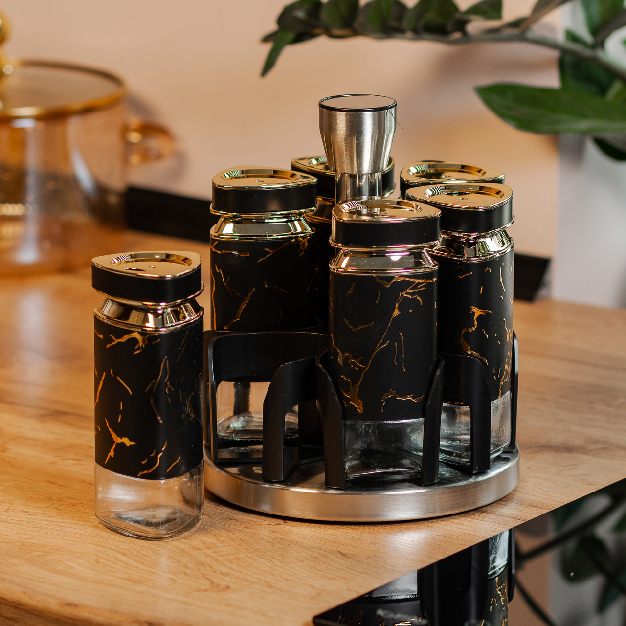 Набір баночок для спецій 6 шт по 120 мл HP1355 - Зображення 5