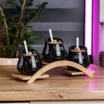 Набір для сипучих продуктів порцелянаовий 3 шт по 500 мл HP1244 - Зображення 3