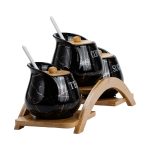 Набір для сипучих продуктів порцелянаовий 3 шт по 500 мл HP1244 - Зображення 6