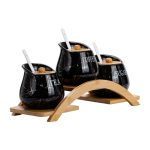 Набір для сипучих продуктів порцелянаовий 3 шт по 500 мл HP1244 - Зображення 7