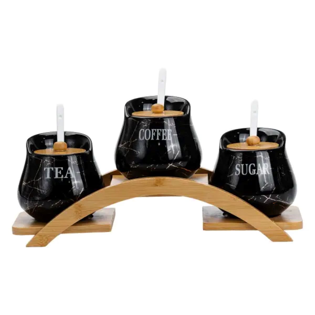 Набір для сипучих продуктів порцелянаовий 3 шт по 500 мл HP1244 - Зображення 1