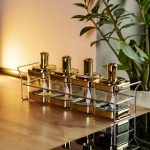 Набір банок для сипучих продуктів 4 штуки 350 мл скляні на металевій підставці HP-1336 - Зображення 7