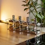 Набір банок для сипучих продуктів 4 штуки 350 мл скляні на підставці HP-1340 - Зображення 6