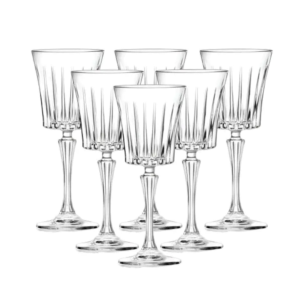 nabor_bokalov_dlya_vina_na_vysokoy_nozhke_iz_tolstogo_stekla_6_shtuk_150_ml_prozrachnyy-1 Набір келихів для вина 6 штук по 150 мл на високій ніжці HP4164 - Зображення 1