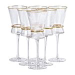 Набір з 6 келихів з високими тонкими ніжками, 300 мл, для вина HP-16-7