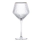 Набір фактурних келихів, 600 мл з тонкою ніжкою, комплект з 6, для вина HP-16-3 - Зображення 3