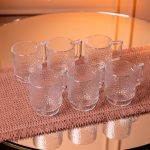 Набір чашок 6 шт для чаю та кави Goblet по 300 (мл) кружки скляні HP-19-L8 - Зображення 3