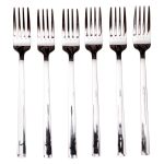 Набір десертних виделок 6 предметів 16 (см) Срібло HP-8-25 - Зображення 2