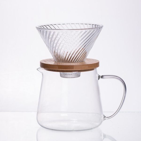 Набір для кави скляний заварник та пуровер 600 мл 64486-29