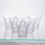 Набір для напоїв графин та 6 склянок для напоїв із товстого скла прозорий 64486-26 - Зображення 2