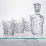 Набір для напоїв графин та 6 склянок для напоїв із товстого скла прозорий 64486-26 - Зображення 4