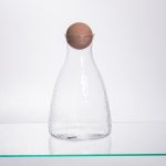 Набір для напоїв графин з бамбуковою кришкою та 6 склянок, прозорий 64486-37 - Зображення 2