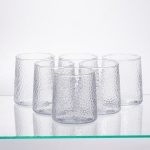 Набір для напоїв графин з бамбуковою кришкою та 6 склянок, прозорий 64486-37 - Зображення 4