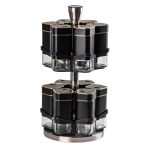 Набір для спецій карусель на підставці 12 баночок по 120 мл HP531T1026HJ