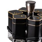 Набір для спецій карусель на підставці 12 баночок по 120 мл HP531T1026HJ - Зображення 2