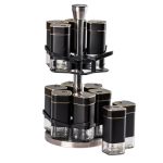 Набір для спецій карусель на підставці 12 баночок по 120 мл HP531T1026HJ - Зображення 3