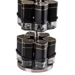 Набір для спецій карусель на підставці 12 баночок по 120 мл HP531T1026HJ - Зображення 4