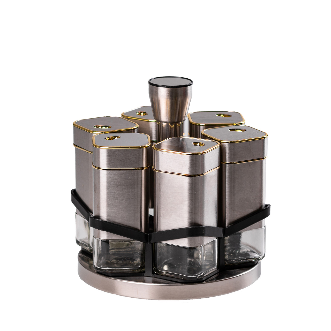 nabor_dlya_spetsiy_na_podstavke_6_predmetov_po_120_ml-1 Набір для спецій на підставці 6 предмети по 120 мл HP531T1025J - Зображення 1