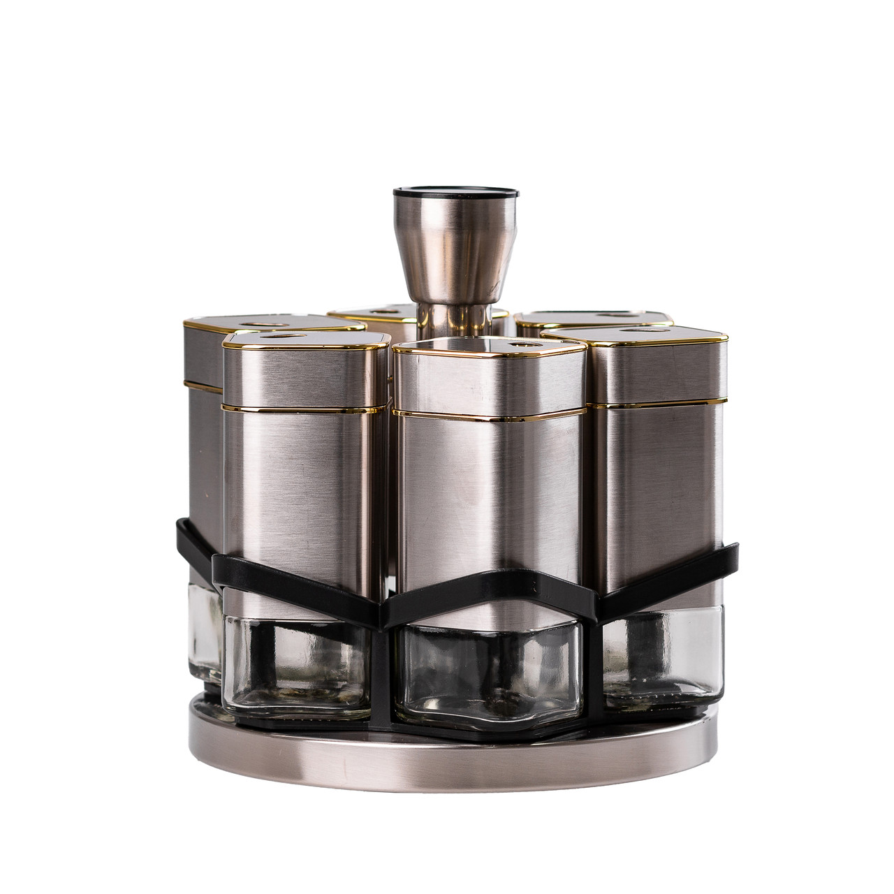 Набір для спецій на підставці 6 предмети по 120 мл HP531T1025J - Зображення 2