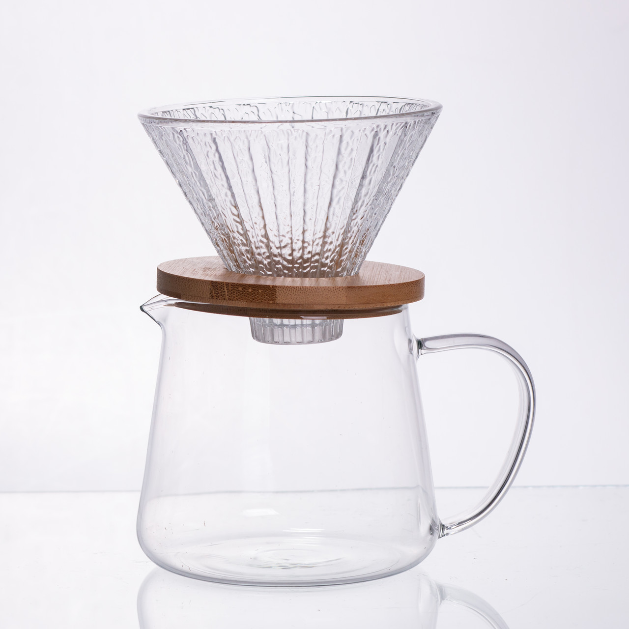 Набір заварювання для кави скляний заварник та пуровер 600 мл 64486-28 - Зображення 1